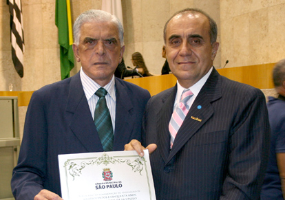 Urubatan Helou é homenageado pela Câmara Municipal de São Paulo