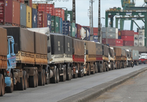 Porto terá pátio para caminhões em Guarujá