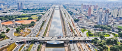 Faixas alertam sobre nova velocidade nas marginais sem informar limites