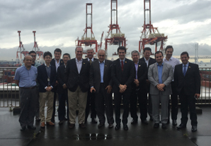 Grupo do SETCESP visita porto em Yokohama e empresa Yamato no 4º dia da viagem ao Japão