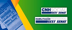 SEST SENAT abre inscrições para o projeto CNH Social de emissão gratuita de primeira habilitação e mudança de categoria para motoristas profissionais