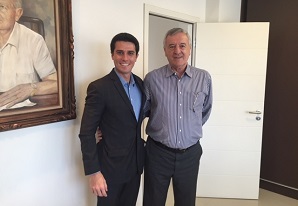 Presidente do SETCESP visita o ex-presidente da entidade, Sr. Romeu Natal Panzan