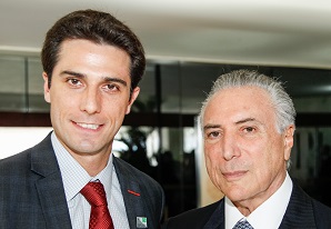 Presidente do SETCESP, Tayguara Helou, participa de reunião com Michel Temer