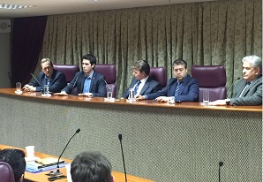 Presidente do SETCESP, Tayguara Helou, participa de encontro com o Ministro do Trabalho, Ronaldo Nogueira
