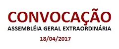 EDITAL DE CONVOCAÇÃO DE ASSEMBLEIA GERAL EXTRAORDINÁRIA