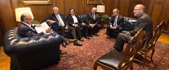 Presidente da FETCESP se reúne com o governador Geraldo Alckmin