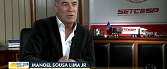 Diretor do SETCESP fala sobre roubo de carga para o jornal Bom Dia São Paulo