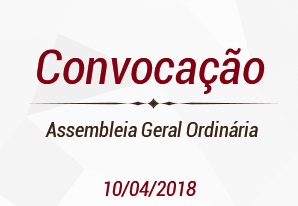 EDITAL DE CONVOCAÇÃO DE ASSEMBLEIA GERAL ORDINÁRIA