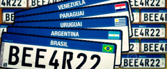 Placas do Mercosul são suspensas pela Justiça em decisão provisória