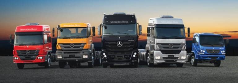 Mercedes-Benz é a marca de caminhão mais lembrada por empresários do transporte