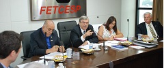 Diretoria da FETCESP se reúne em São Paulo para debater problemas do setor