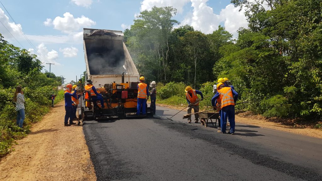 Obras de implantação e pavimentação da BR-230/PA avançam – SETCESP