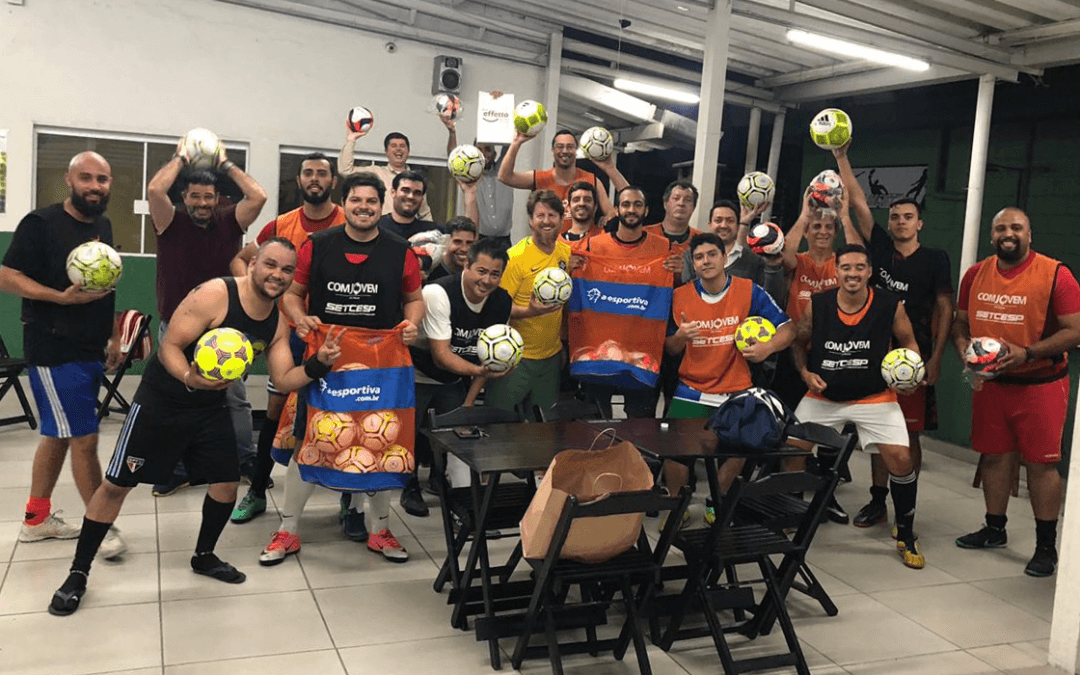 COMJOVEM entra em campo mais uma vez com a campanha Futebol Solidário