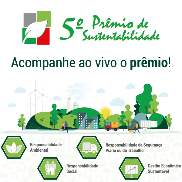 É HOJE! Acompanhe ao vivo o 5º Prêmio de Sustentabilidade!