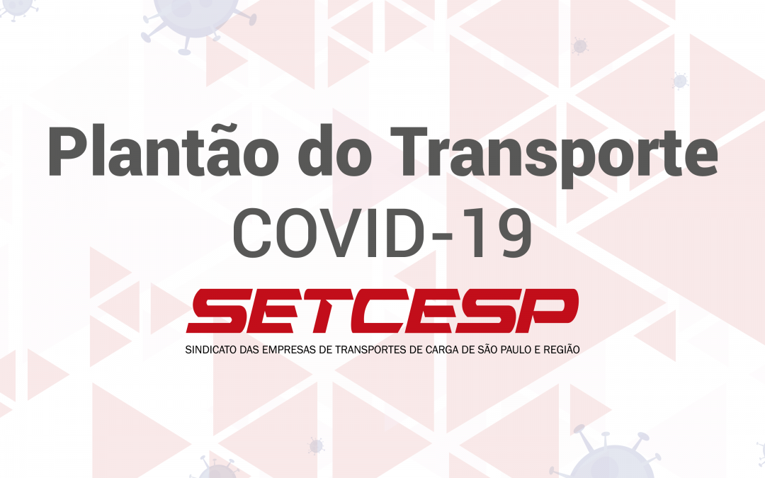 Plantão do Transporte COVID-19: MP 927