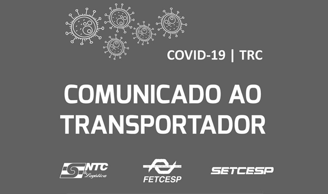 Comunicado ao Transportador: COVID-19