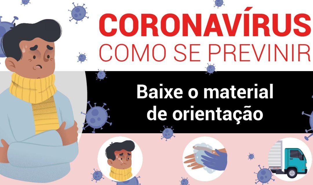 Transportador pode baixar material de orientação sobre o COVID-19
