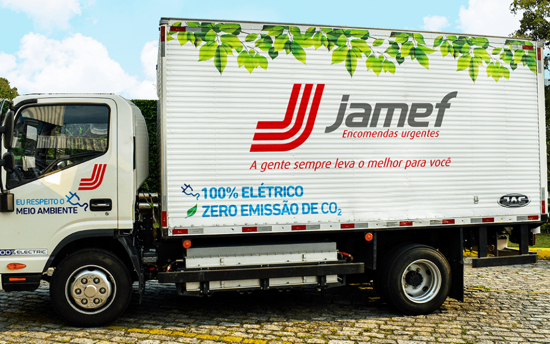 Jamef alinhada com a sustentabilidade ambiental, testa caminhão elétrico iEV1200T da JAC Motors