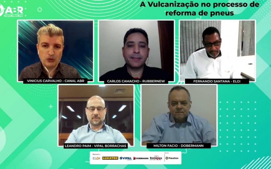 Vipal Borrachas participa de live sobre vulcanização em reforma de pneus
