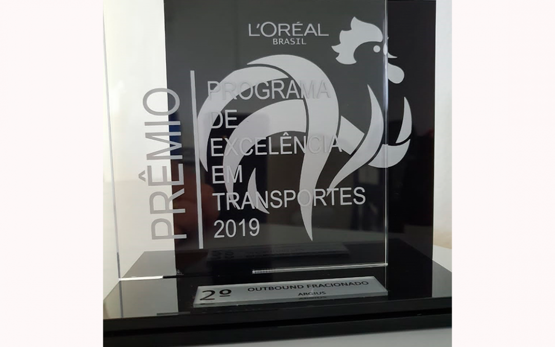 Argius Transporte recebe prêmio de excelência da L’Oréal Brasil