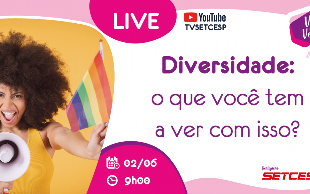 Diversidade é o tema da nova live do Vez & Voz