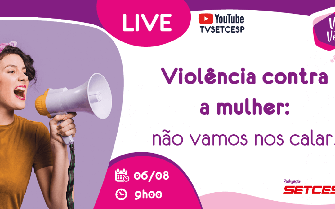 É amanhã! Vez & Voz promove live sobre violência contra a mulher