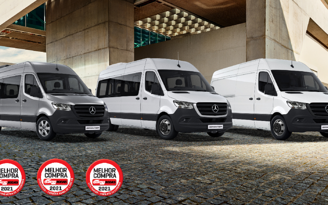 Mercedes-Benz Vans vence três categorias da premiação Melhor Compra Quatro Rodas 2021