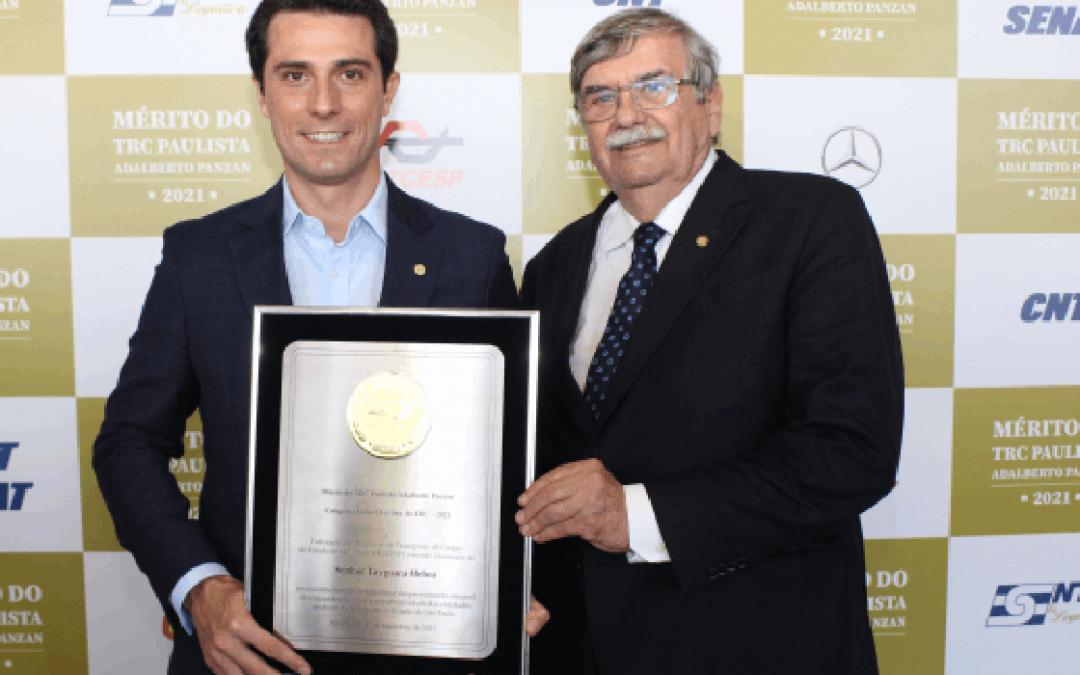 Presidente do SETCESP recebe Medalha de Mérito do TRC Adalberto Panzan 2021