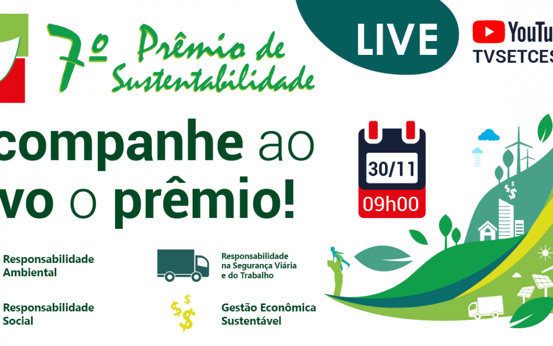 Acompanhe ao vivo o 7º Prêmio de Sustentabilidade