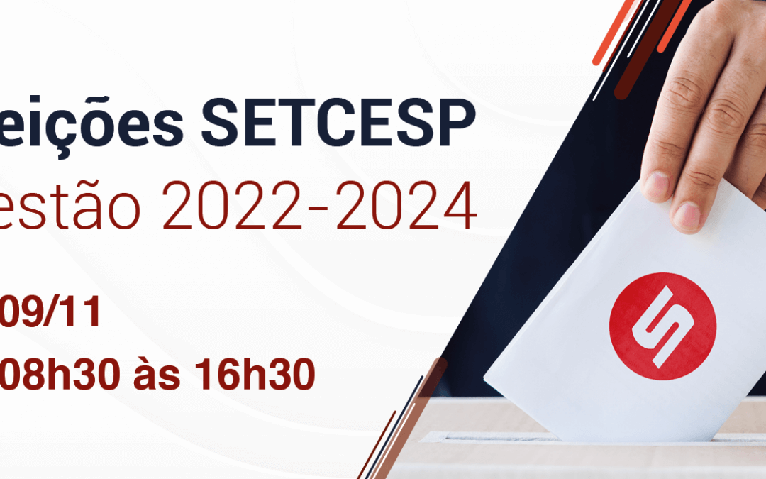 Eleições do SETCESP acontecem amanhã