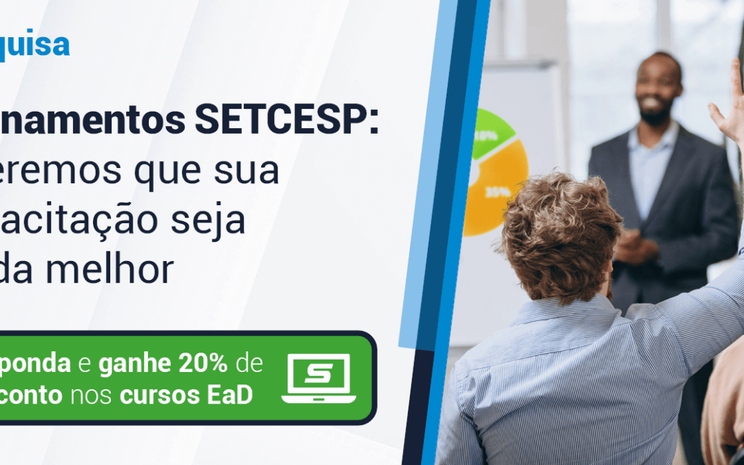 SETCESP realiza pesquisa sobre treinamentos