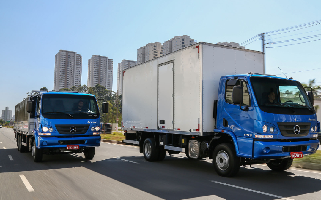 Mercedes-Benz supera o marco histórico de 80.000 caminhões Accelo vendidos no Brasil