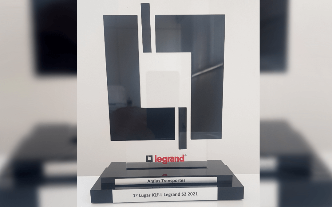 Argius recebe prêmio da Legrand em 1º lugar na categoria IQF-L