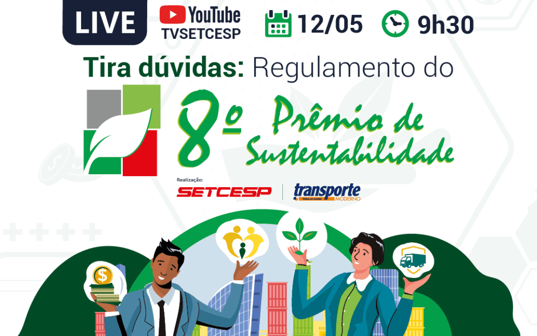 Regulamento do 8º Prêmio de Sustentabilidade será apresentado em live