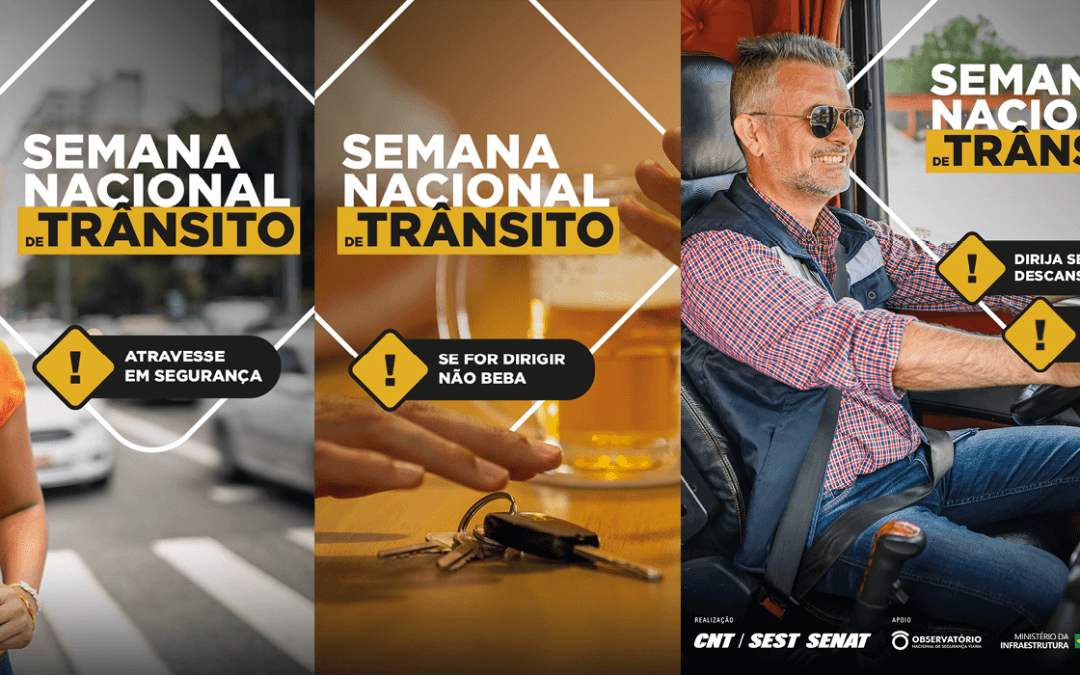 SEST SENAT realizará mobilização nacional na Semana Nacional de Trânsito