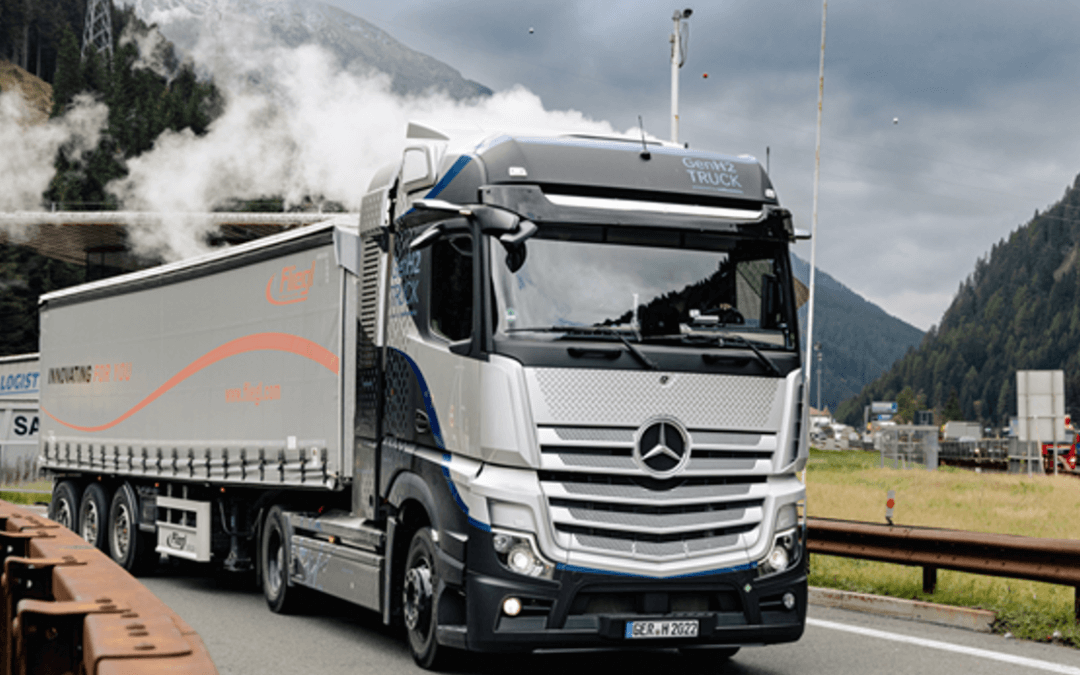 Daimler Truck realiza primeiros testes de altitude com caminhão de célula de combustível