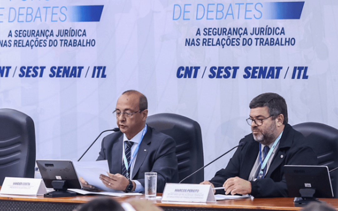 Segurança jurídica nas relações do trabalho foi tema de 6º Fórum CNT de Debates