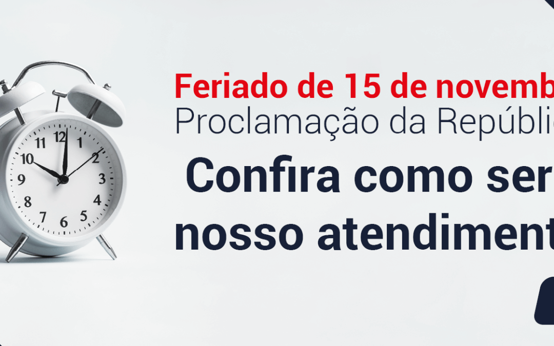 SETCESP não terá atendimento no feriado da Proclamação da República