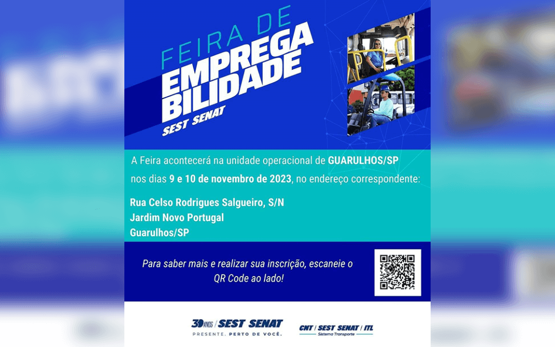 SEST SENAT Guarulhos realizará Feira de Empregabilidade