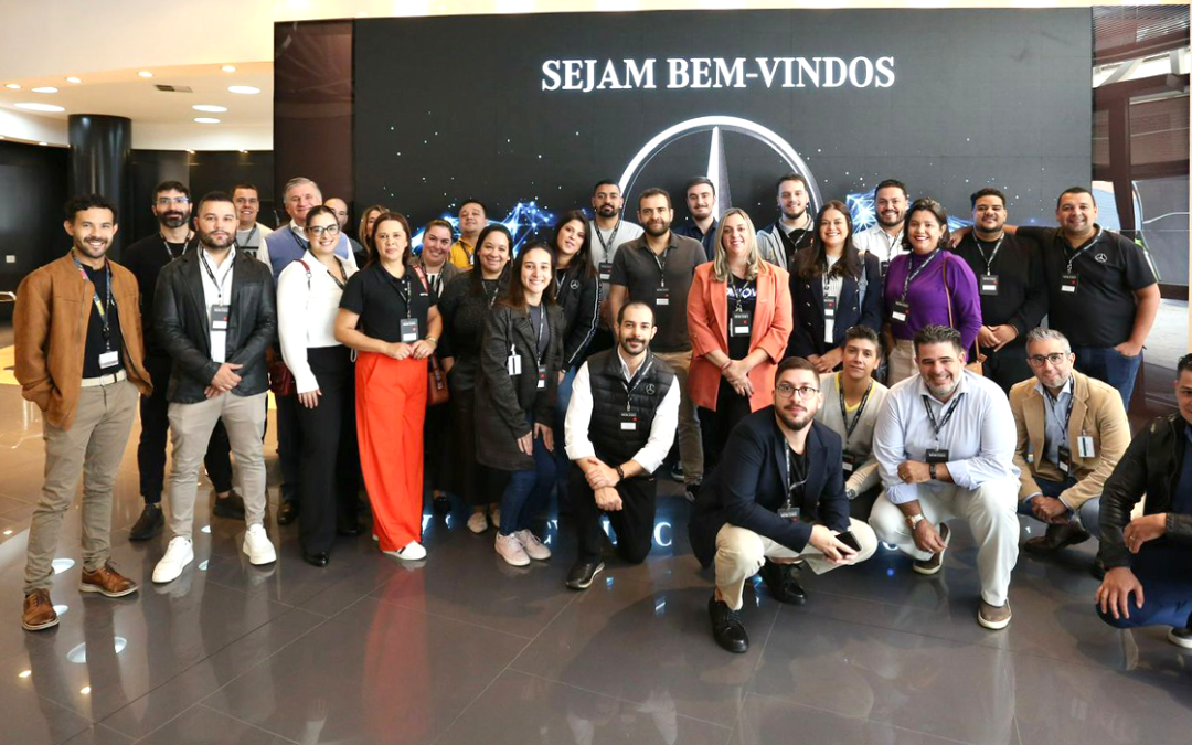 COMJOVEM SP visita à fábrica da Mercedes-Benz em São Bernardo do Campo