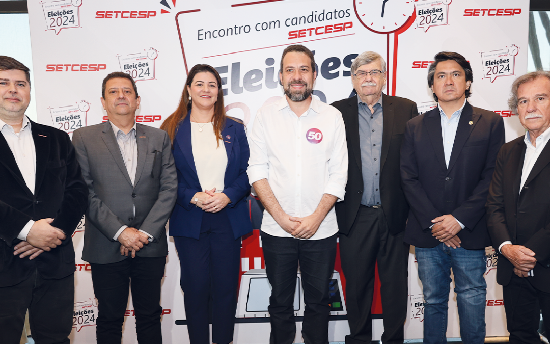 Seguindo a série de ‘Encontros com Candidatos 2024’, SETCESP recebe Guilherme Boulos