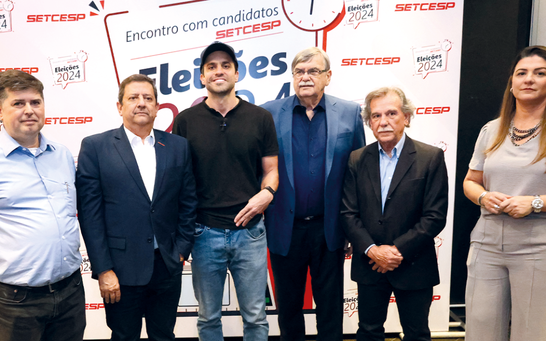 Em mais um evento da série ‘Encontro com candidatos 2024’, Pablo Marçal é recebido no SETCESP