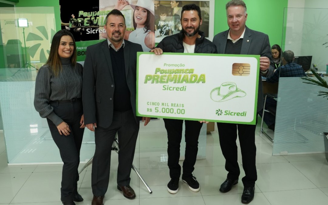 Campanha Poupança Premiada Sicredi entra na reta final: poupadores concorrem ao sorteio de R$ 1 milhão em dezembro