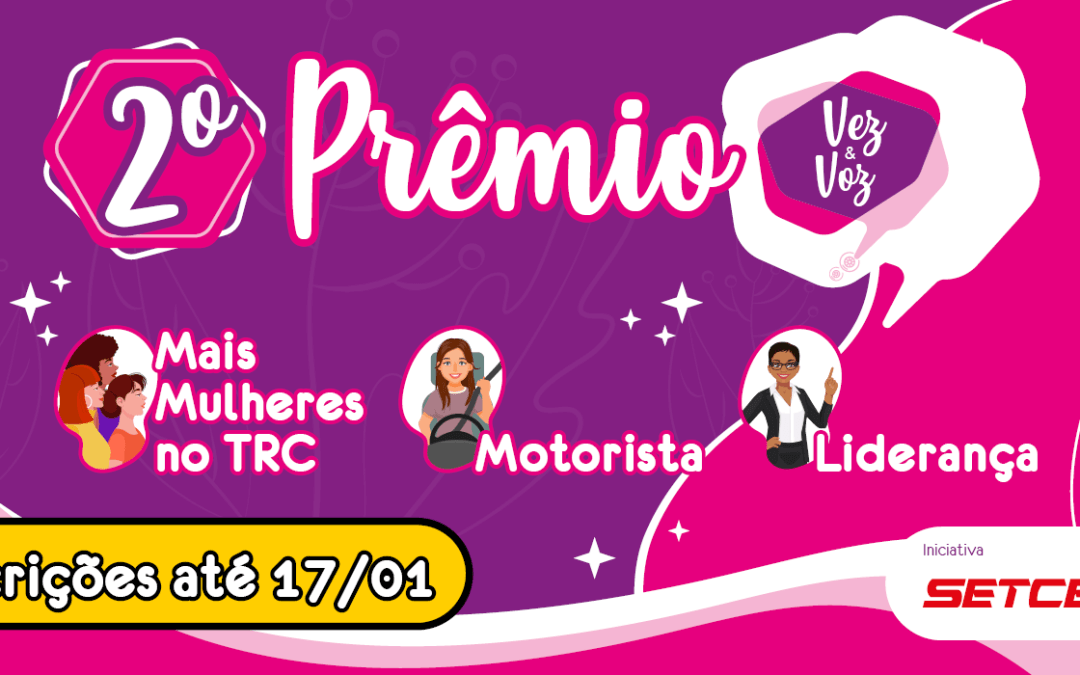 Últimos dias para participar do 2º Prêmio Vez & Voz