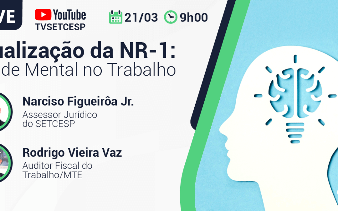 Live: Atualização da NR-1: Saúde Mental no Trabalho