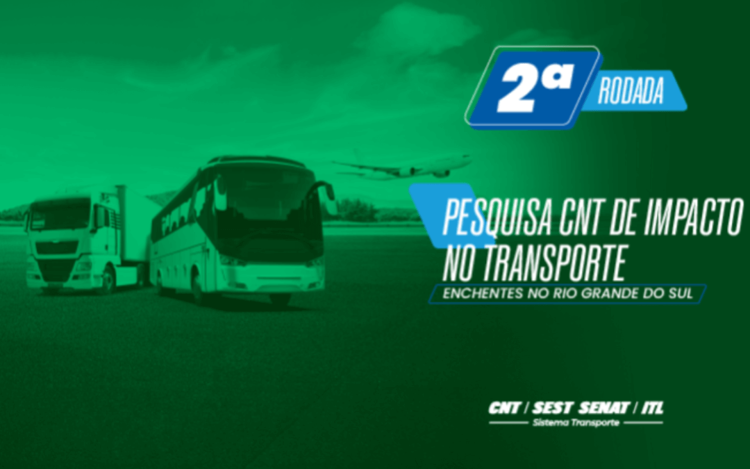 Um ano após as enchentes no RS, CNT atualiza diagnóstico sobre os impactos no transporte
