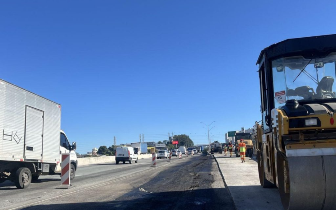 CCR RioSP altera fluxo da pista expressa para a pista marginal sentido sul (SP) no km 225 da Via Dutra
