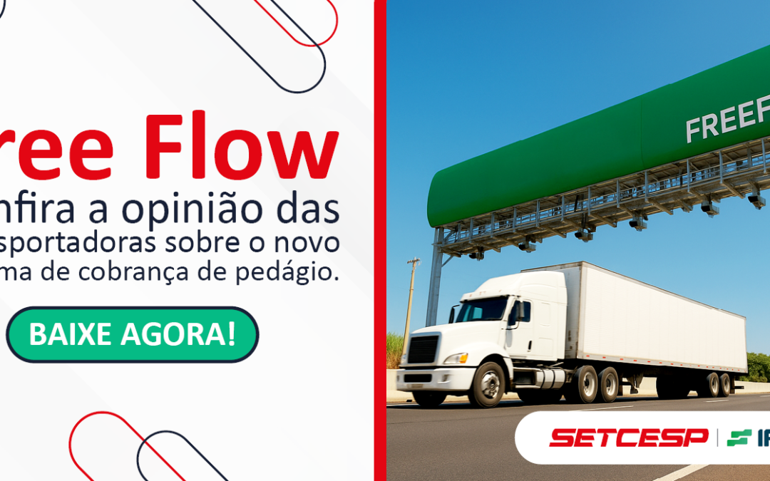 Pedágio free flow preocupa transportadoras por possíveis aumentos nos custos