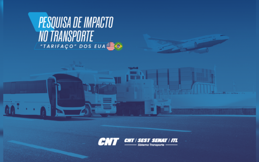CNT realiza sondagem sobre impacto do “tarifaço” dos EUA no setor de transporte