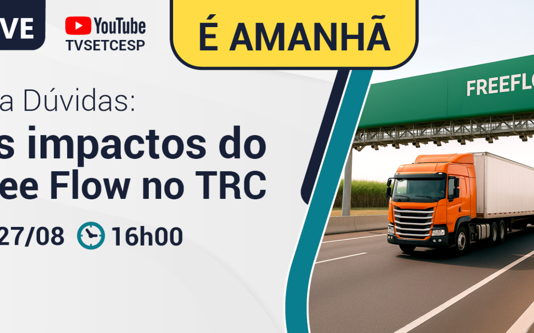 Amanhã: live esclarece dúvidas sobre o Free Flow nas rodovias